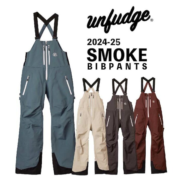 楽天市場】24-25 UNFUDGE アンファッジ SMOKE BIB PANTS スモーク ビブ  