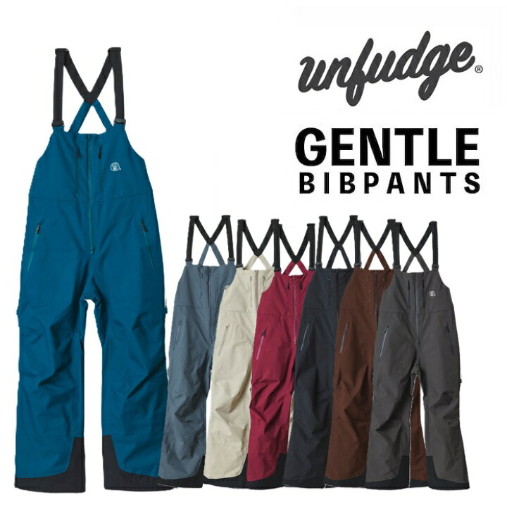 楽天市場】25-26 UNFUDGE アンファッジ GENTLE BIB PANTS ジェントル 