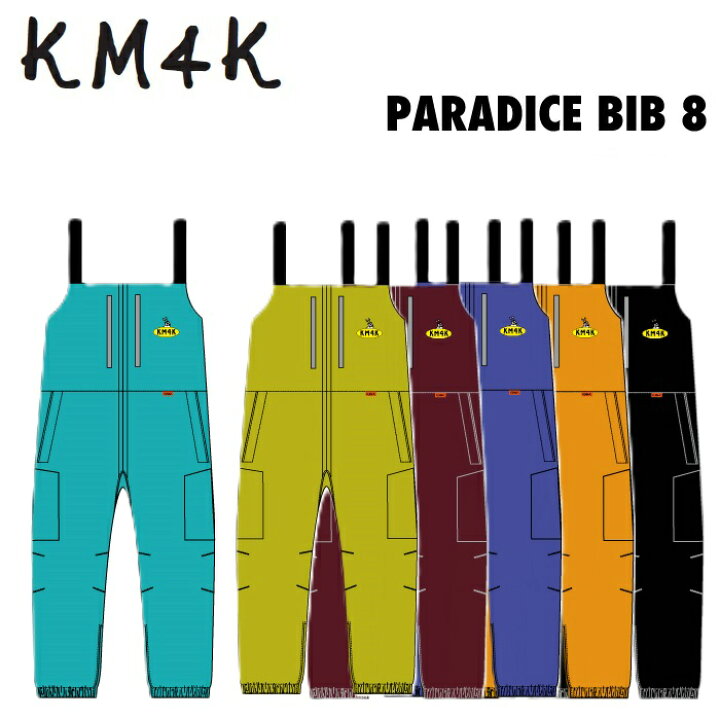 楽天市場】24-25 KM4K カモシカ PARADICE BIB PANTS 8 パラダイス ビブ 