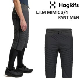 23-24 HAGLOFS L.I.M MIMIC 3/4 PANT MEN ホグロフス リム ミミック 3/4 パンツ メンズ [MAGNETITE] インサレーションパンツ インナー スノーボード スキー