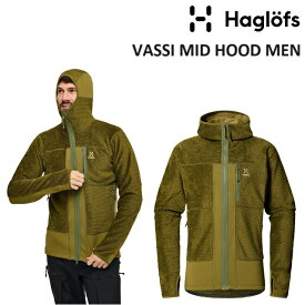 HAGLOFS VASSI MID HOOD MEN ホグロフス ヴァッシ ミッド フード メンズ [OLIVE] フリースジャケット インナー スノーボード スキー
