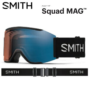 26-27 SMITH �X�~�X SQUAD MAG �X�J�b�h �}�O BLACK / CP PRO PHOTOCHROMIC BLUE MIRROR �N���}�|�b�v�����Y PRO���� �S�[�O�� �X�m�[�{�[�h �W���p���t�B�b�g ���{���K�i