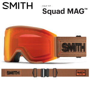26-27 SMITH �X�~�X SQUAD MAG �X�J�b�h �}�O CAMEL WARM STEEL / CP EVERYDAY RED MIRROR �N���}�|�b�v�����Y �S�[�O�� �X�m�[�{�[�h �W���p���t�B�b�g ���{���K�i
