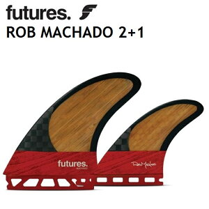 FUTURES FINS フューチャー フィン ROB MACHADO 2+1 BLACKTIX BAMBOO RED [MEDIUM] ツイン スタビライザー サーフボードフィン ショートボード 日本正規品