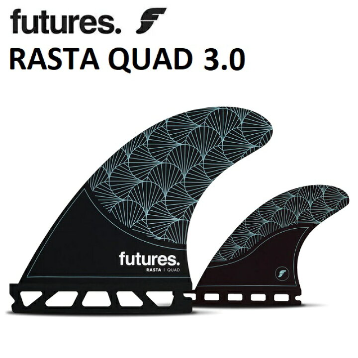 楽天市場】FUTURES FINS フューチャー フィン RASTA QUAD 3.0 [MEDIUM 
