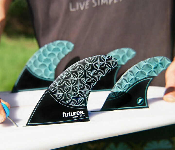 楽天市場】FUTURES FINS フューチャー フィン RASTA QUAD 3.0 [MEDIUM 