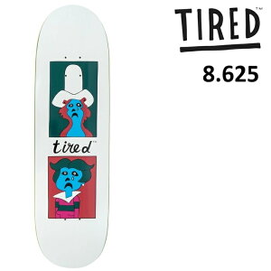 TIRED SKATEBOARDS �^�C���b�h �X�P�[�g�{�[�h SAD FACES DECK REGULAR 8.625 �f�b�L �X�P�[�g ���{���K�i