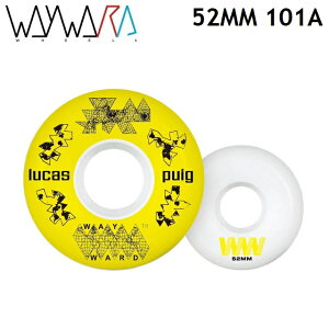 WAYWARD WHEELS �E�F�C���[�h �E�B�[�� LUCAS PUIG NEW HARDER FUNNEL CUT 52MM 101A �X�P�[�g�{�[�h �X�P�[�g �X�P�{�[ ���{���K�i