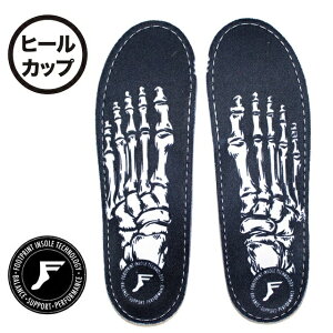 FP INSOLE�^FOOT PRINT INSOLE �t�b�g�v�����g�C���\�[�� ORTHOTICS-SKELETON BLACK �X�P���g�� �u���b�N �q�[���J�b�v �^�C�v