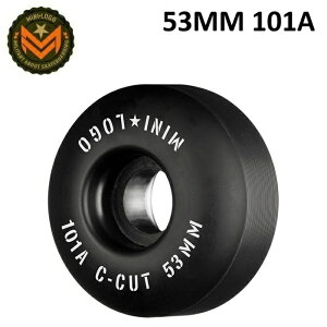 MINI LOGO SKATEBOARDS �~�j���S C-CUT 2 53MM 101A BLACK �X�P�[�g�{�[�h �E�B�[�� �X�P�[�g�{�[�h �X�P�[�g �X�P�{�[