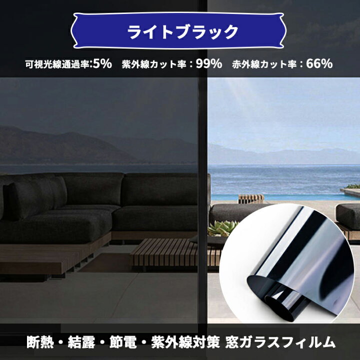 楽天市場】【2m単位売り】窓 ガラスフィルム 断熱シート 完全遮光 窓 
