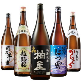 日本酒 父の日 普通酒 特割 越乃五蔵 晩酌 飲み比べセット 一升瓶 5本組 1800ml 第3弾 ギフト プレゼント 2024 【7560円(税込)以上で送料無料】