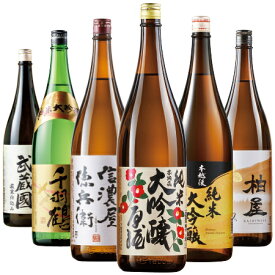 ＼4/27まで最大100%ポイントバック／ 日本酒 父の日 純米大吟醸酒 特割 第5弾 6酒蔵 純米大吟醸 セット 一升瓶 6本組 1800ml 6本 父の日 プレゼント お中元 【7560円(税込)以上で送料無料】