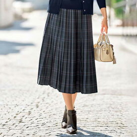 楽天市場 プリーツスカート チェックの通販