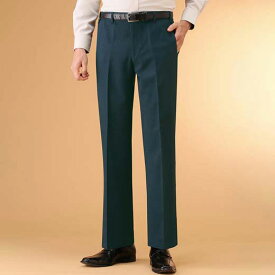 スラックス 暖か裏起毛選べる定番柄スラックス(S～3L) ベルーナ 40代 50代 60代 メンズ 紳士 大人 ファッション パンツ ズボン ビジネス プチプラあったか 暖かい