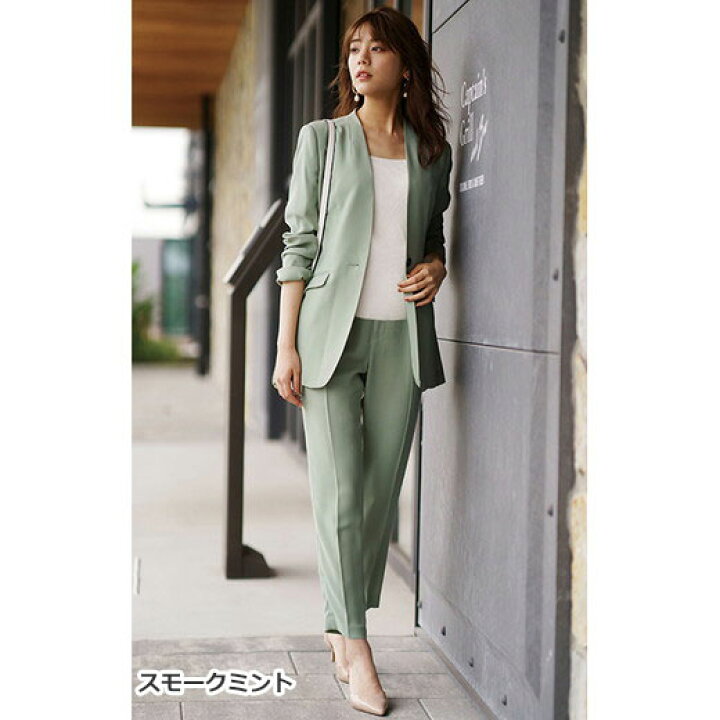 楽天市場 アウトレット パンツスーツ 7号 9号 11号 13号 洗える マニッシュセットアップ 7号 13号 ベルーナ 30代 40代 50代 レディース ミセス ファッション Ranan ラナン 入学式 スーツ ママ 七五三 スーツ 在庫処分 在庫限り お宮参り ベルーナ