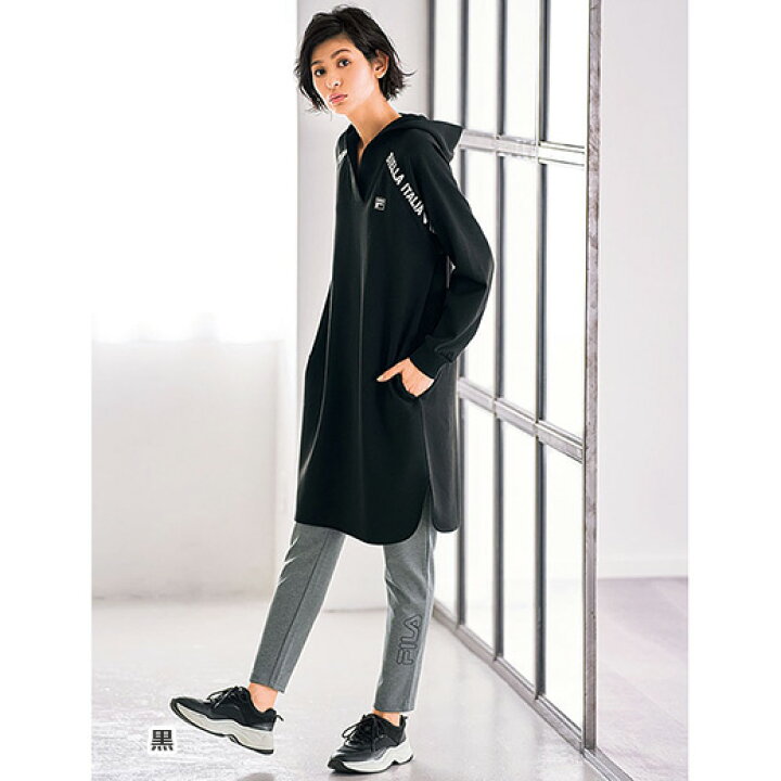 楽天市場 1000円offクーポン配布中 ワンピース オールインワン M L Ll ｆｉｌａ スキッパーフードワンピース M Ll 40代 50代 60代 ファッション レディースファッション 大人 ミセス フィラ ベルーナ Belluna 春 春服 大人 きれいめ ワンピ 長袖 マタニティ
