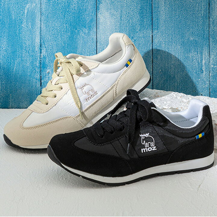 楽天市場 スニーカー カジュアルシューズ 22 5cm 23 0cm 23 5cm 24 0cm 24 5cm ｍｏｚ 軽量サイドエルクスニーカー 22 5cm 24 5cm 40代 50代 60代 ファッション レディースファッション 大人 ミセス ベルーナ Belluna 春 靴 シューズ 楽ちん プレゼント ギフト