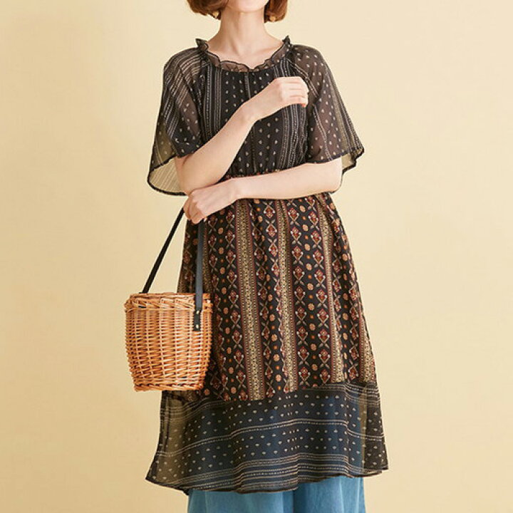楽天市場 カットソーワンピース M L Ll 3l 4l 5l シフォンプリント切替デザインワンピース ベルーナ Belluna 40代 50代 60代 レディース ミセス 大人 ファッション 夏 大きいサイズ ワンピース ベルーナ 楽天市場 カットソーワンピース M L Ll 3l 4l 5l シフォンプリント切替デザインワンピース ベルーナ Belluna 40代 50代 60代 レディース ミセス 大人 ファッション 夏 大きいサイズ ワンピース ベルーナ