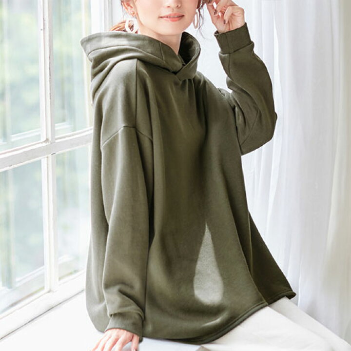 楽天市場 Web限定 パーカー M L Ll 3l あったか裏起毛ゆったりビッグパーカー M 3l 30代 40代ファッション レディース ベルーナ 秋冬 秋服 冬服 アウター 羽織り おしゃれ 長袖 可愛い 大きいサイズ 体型カバー ベルーナ
