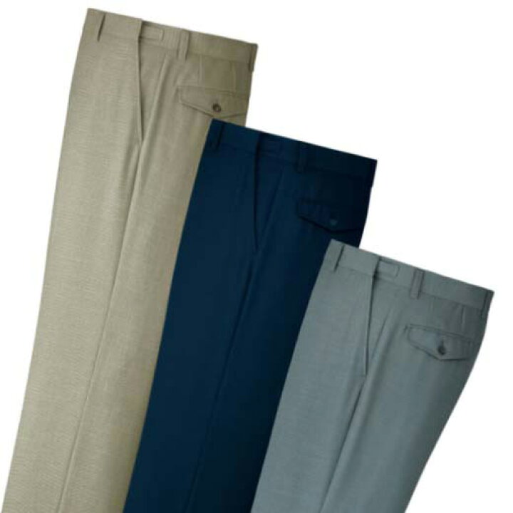 楽天市場 スラックス ウエスト76cm 79cm cm 85cm cm 91cm 94cm 97cm 100cm ３本組 裾上げ済アジャスター付すっきりスラックス ベルーナ 40代 50代 60代 メンズ 紳士 大人 ファッション 夏 夏服 パンツ ズボン ビジネス 吸汗速乾 汗対策 ベルーナ