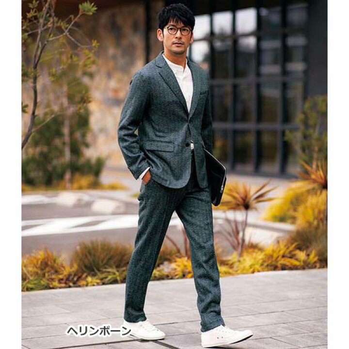 楽天市場 クーポン配布中 アウトレット セットスーツ M L Ll 3l 上下２点セット ｔｓｔｋ ウール調フリース上下２点セット ベルーナ 40代 50代 60代 メンズ 紳士 大人 メンズファッション ベルーナフォーメン メンズ 秋 秋服セット 在庫処分 ベルーナ