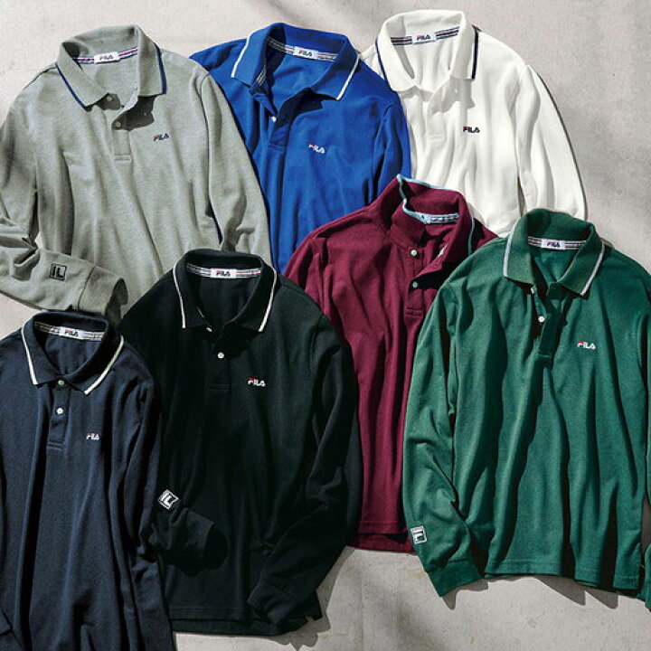楽天市場 ポロシャツ 3l 4l 5l ｆｉｌａ 吸水速乾ワンポイントポロ 3l 5l ベルーナ 40代 50代 60代 メンズ 紳士 大人 メンズファッション ベルーナフォーメン メンズ シャツ 春 春服 ベルーナ