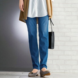 フルレングスパンツ 大人のゆるフィットニットパンツ(S～LL) レディース ミセス 大人 ファッション ロングパンツ 40代 50代 Belluna ベルーナ