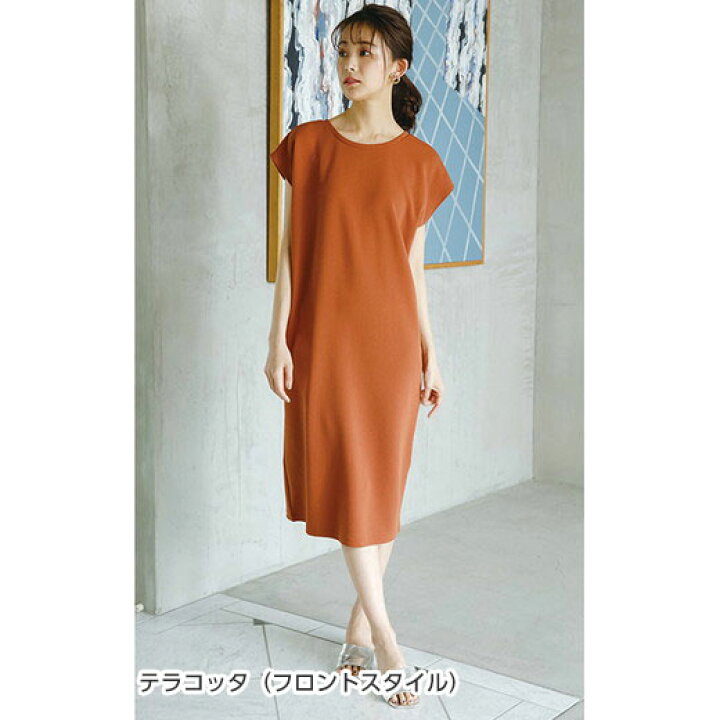 楽天市場 ワンピース M L Ll 選べる５色 ２ｗａｙ バックボタン織柄ワンピース M Ll ベルーナ 40代 50代 60代 レディースファッション レディース ミセス 大人 夏 夏服 Ranan ラナン 大人 おしゃれ ベルーナ