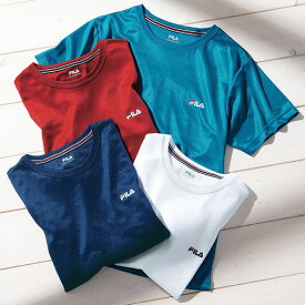 【開始4時間20％OFFクーポン配布中！】 Tシャツ ＜FILA＞ドライメッシュインナー(M～LL) ベルーナ ベルーナフォーメン 40代 50代 60代 メンズ 紳士 大人 ファッション Tシャツ トップス シャツ