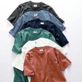 Tシャツ 綿100％USAコットンポケット付き半袖Tシャツ(S～3L) ベルーナ ベルーナフォーメン 40代 50代 60代 メンズ 紳士 大人 ファッション Tシャツ トップス シャツ