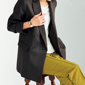 Belluna（ベルーナ） ジャケット チェック柄テーラードジャケット(M～LL) レディースファッション ミセス 大人 アウター 羽織 コート 40代 50代
