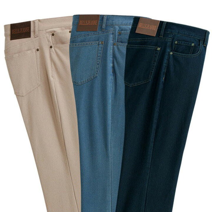 楽天市場 アウトレット デニムパンツ ３本組 軽くて涼しいのびのびジーンズ ウエストcm ウエスト97cm ベルーナ 30代 40代 50代 メンズ メンズファッション 紳士 大人 ファッション 夏 夏服 メンズライフ デニム パンツ 接触冷感 涼しい 涼感 冷感 在庫処分