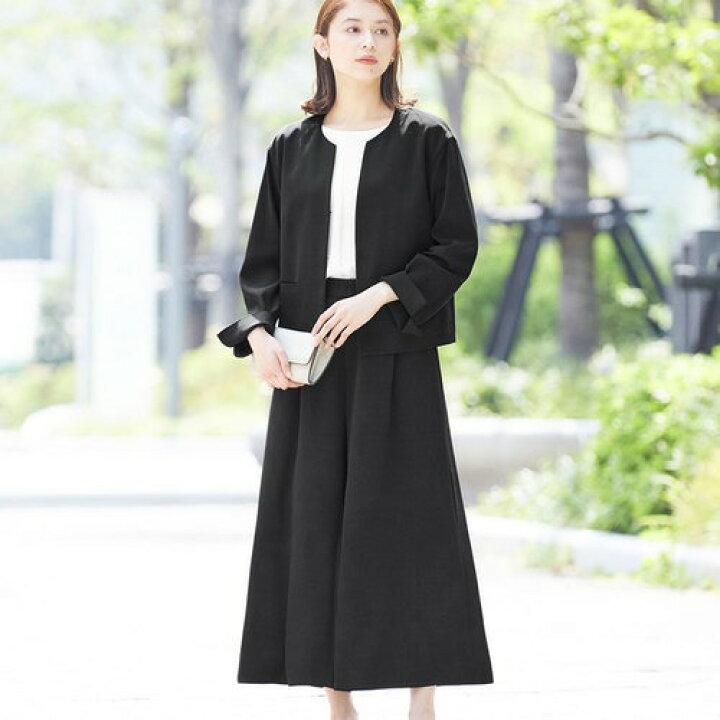 楽天市場 Web限定 パンツスーツ ２点セット 入学式卒業式に ママに嬉しい洗える多機能セットアップ ｍ ５ｌ M 5l 40代レディースファッション 夏 夏服 30代 レディース ベルーナ Viola E Viola ヴィオラ 入学式 スーツ パンツ ボトムス ベルーナ