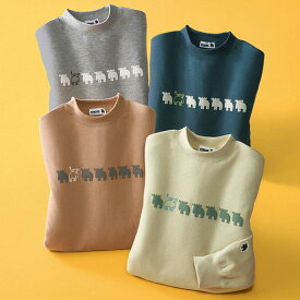 カットソー プルオーバー ＜moz＞ふっくらプリントプルオーバー(M～5L) レディース ミセス 大人 ファッショントップス Tシャツ 40代 50代 Belluna ベルーナ
