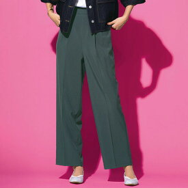 ワイドパンツ 4つの機能付！きれい見えワイドパンツ(S～3L) レディースファッション ミセス 大人 プチプラ ボトムス パンツ ゆったり 楽ちん 30代 40代 Ranan ラナン