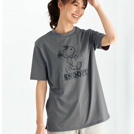 Tシャツ スヌーピービンテージデザインTシャツ(M～LL) レディースファッション ミセス 大人 トップス シャツ 40代 50代 Belluna ベルーナ