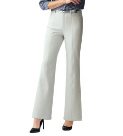 ＼まとめ買いクーポン配布中！／ パンツ レディース フルレングスパンツすっきり伸びる！ハイテンション美脚パンツ　ブーツカット ベルーナ belluna 2025秋冬 S 股下64cm〜5L 股下76cm 高評価