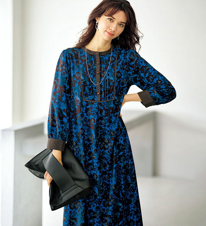 美品】Velnica ヴェルニカ ボタニカル フラワー ロングワンピース  