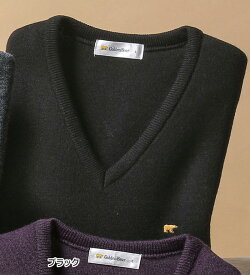 ＼まとめ買い最大2000円OFFクーポン／ベスト メンズ ＜ゴールデンベア＞国産上質ニットベスト(S〜5L) 2025秋冬 ベルーナ belluna秋冬 アウター 羽織り