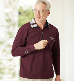 ＼早割全品10％OFFクーポン／ポロシャツ メンズ＜ダンロップ・リファインド＞衿ジャカードデザインポロ(S〜3L) 2025秋冬 ベルーナ belluna秋冬 ポロシャツ トップス ポロT ★レビュー企画対象