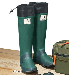 レインシューズ M L LL 3L 日本野鳥の会 バードウォッチング長靴(M〜3L) ベルーナ 50代 60代 メンズ 紳士 大人 メンズライフ 秋冬 秋冬服