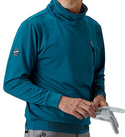 トレーナー S M L LL 3L ＜トランスコンチネンツゴルフ＞ネックウォームウインドブレーカー(S〜3L) ベルーナ belluna 50代 60代 メンズ 大人 ファッション 秋冬 秋冬服 トレーナー トップス