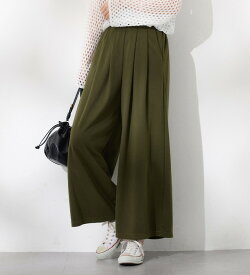 ワイドパンツ レディース 楽ちんきれい美脚ワイドパンツ Viola e Viola M-5L