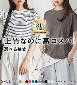 カットソー プルオーバー 【選べる袖丈】＜BC＞綿100％プチハイネックTシャツ(M〜5L) 2025秋冬 レディース ラナン RANAN 30代 40代 50代 トップス Tシャツ