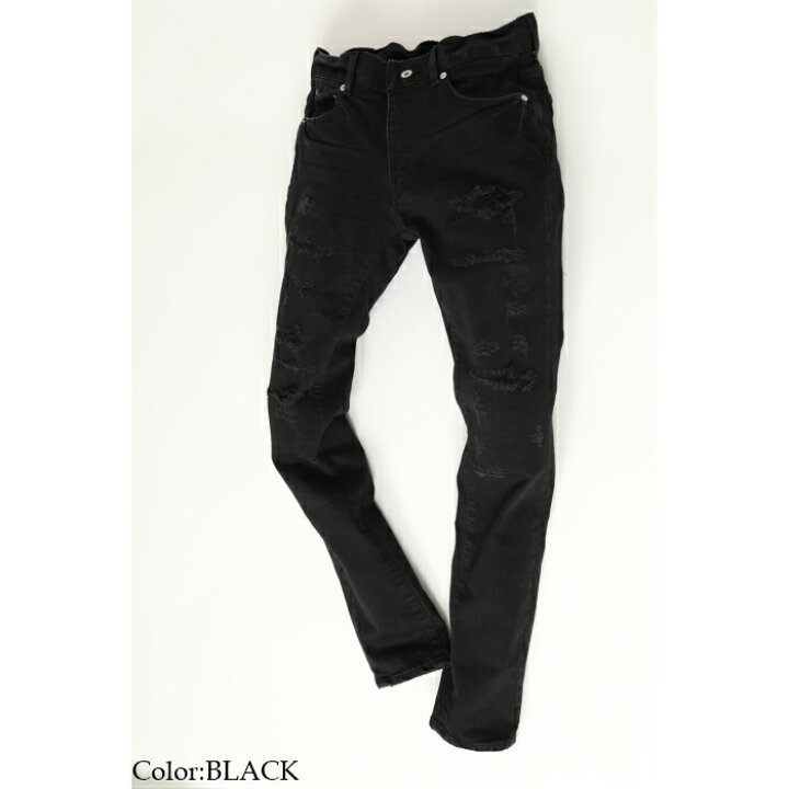 楽天市場】BellVillage メンズ デニムダメージ ジーンズ リメイク  