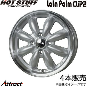 �����p�[�� �J�b�v2 �^���g/�^���g�J�X�^�� LA650S/LA660S �A���~�z�C�[�� 4�{(14×4.5J 4-100 +45 �V���o�[)�z�b�g�X�^�b�t