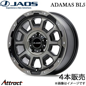 �W���I�X �A�_�}�XBL5 RAV4 60�n �A���~�z�C�[�� 4�{(16×7J 5-114.3 +30 �X���[�N�|���b�V���u���b�N)B900671SPB JAOS ADAMAS BL5