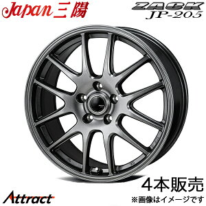 �U�b�N JP-205 �C���v���b�T GH6/GH7/GH8 �A���~�z�C�[�� 4�{(17×7J 5-100 +50 �u���b�N�V���o�[)�W���p���O�z ZACK JP-205 �z�C�[��
