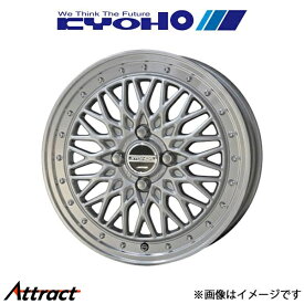 共豊 シュタイナー FTX アルミホイール 1本 デミオ DJ3AS/DJ3FS/DJ5AS/DJ5FS/DJLFS(16×6.0J 4-100 INSET40)KYOHO STEINER FTX
